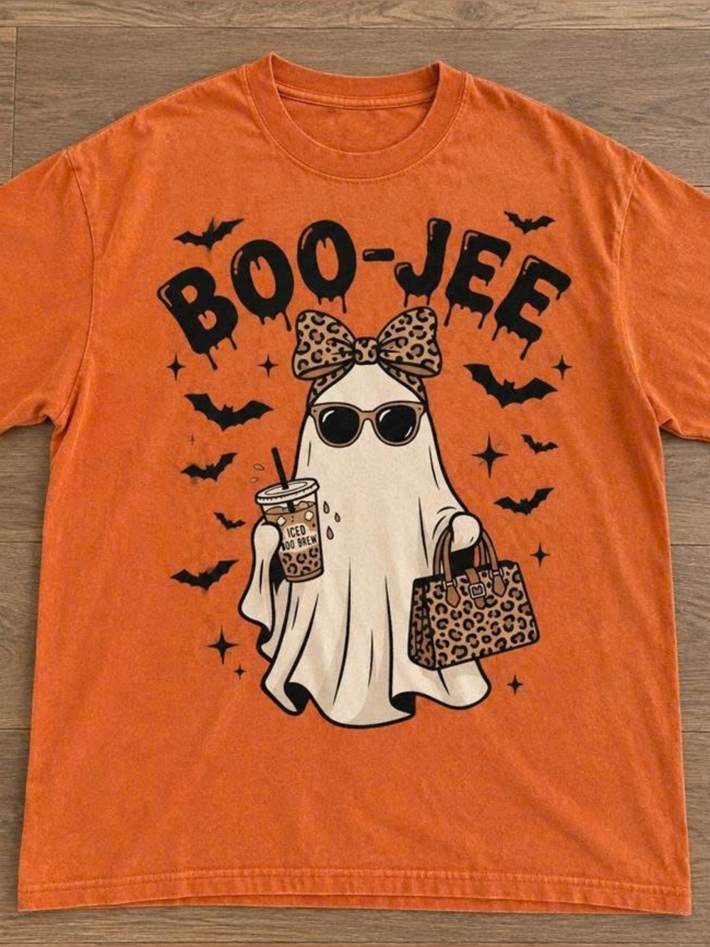 Orange 'Boo-JeE' Ghost Tee